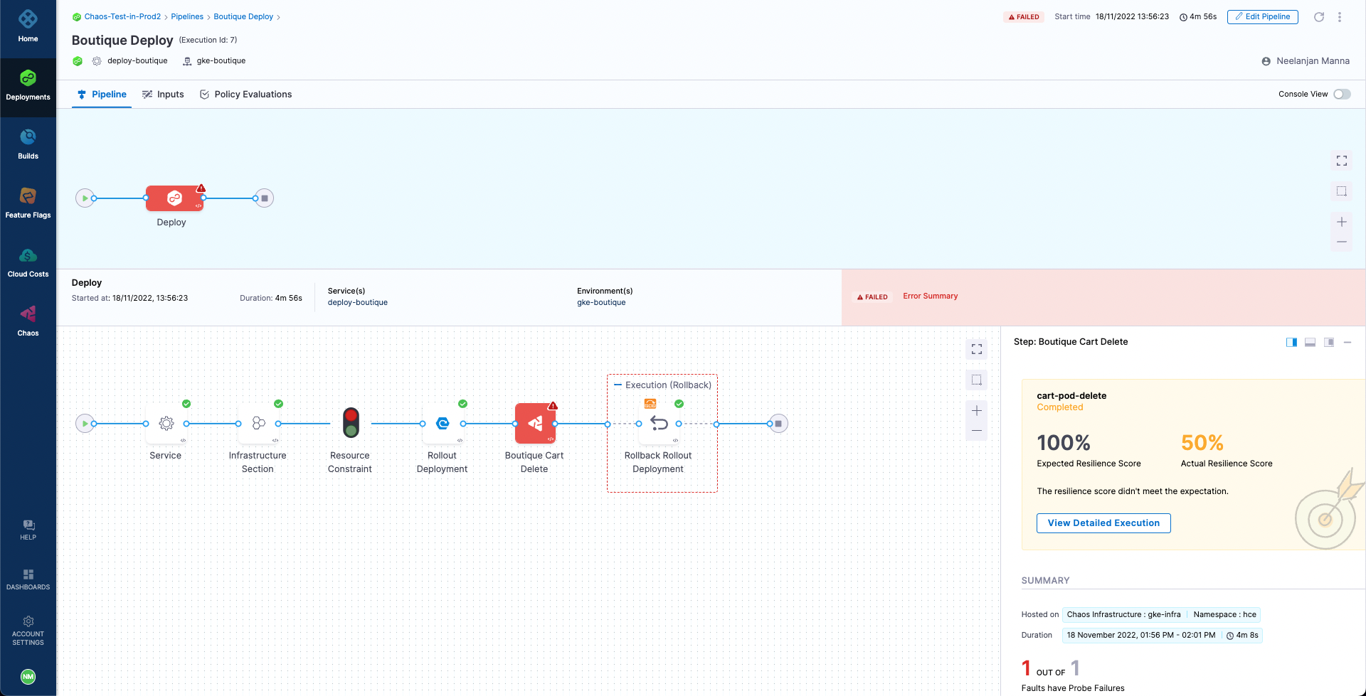 CD Pipeline Failed